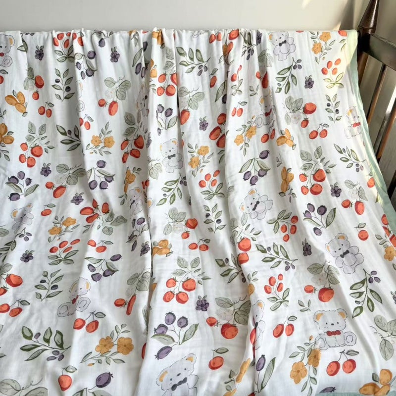 Summer Bamboo Fiber Four-Layer Gauze Blanket Children'S Air Conditioning Blanket Adult Student Bamboo Cotton Bed Sheet Cold Feeling Blanket Kindergarten - Image 5